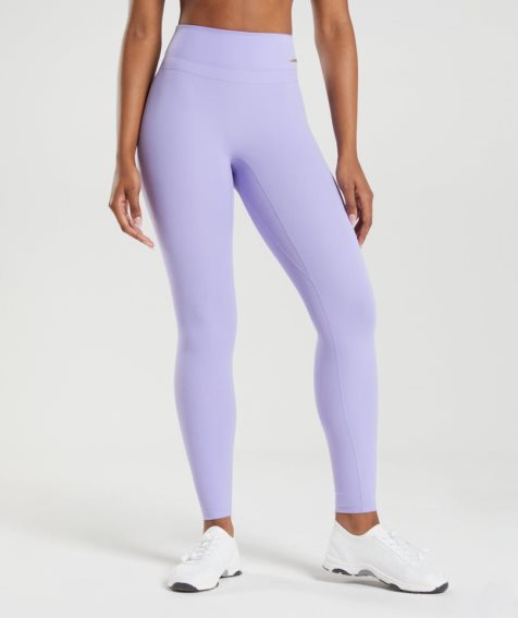 Women's Gymshark Whitney High Rise Leggings Light Purple | NZ 8BJFDZ